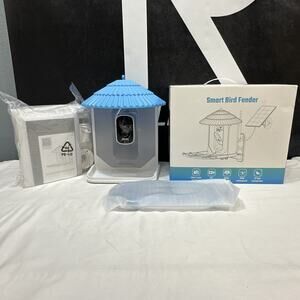 Bird Feeder with Camera with AI Solar Panel Smart Bird House with Cam Live View